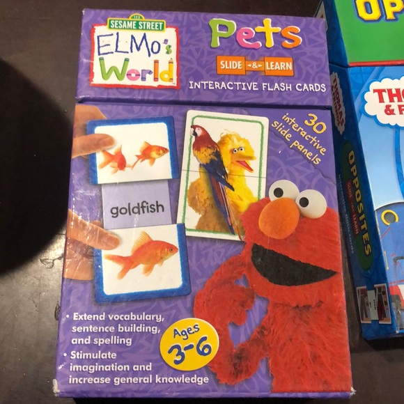 Sesame Street Toys Sesame Street Elmos World Pets Slide And